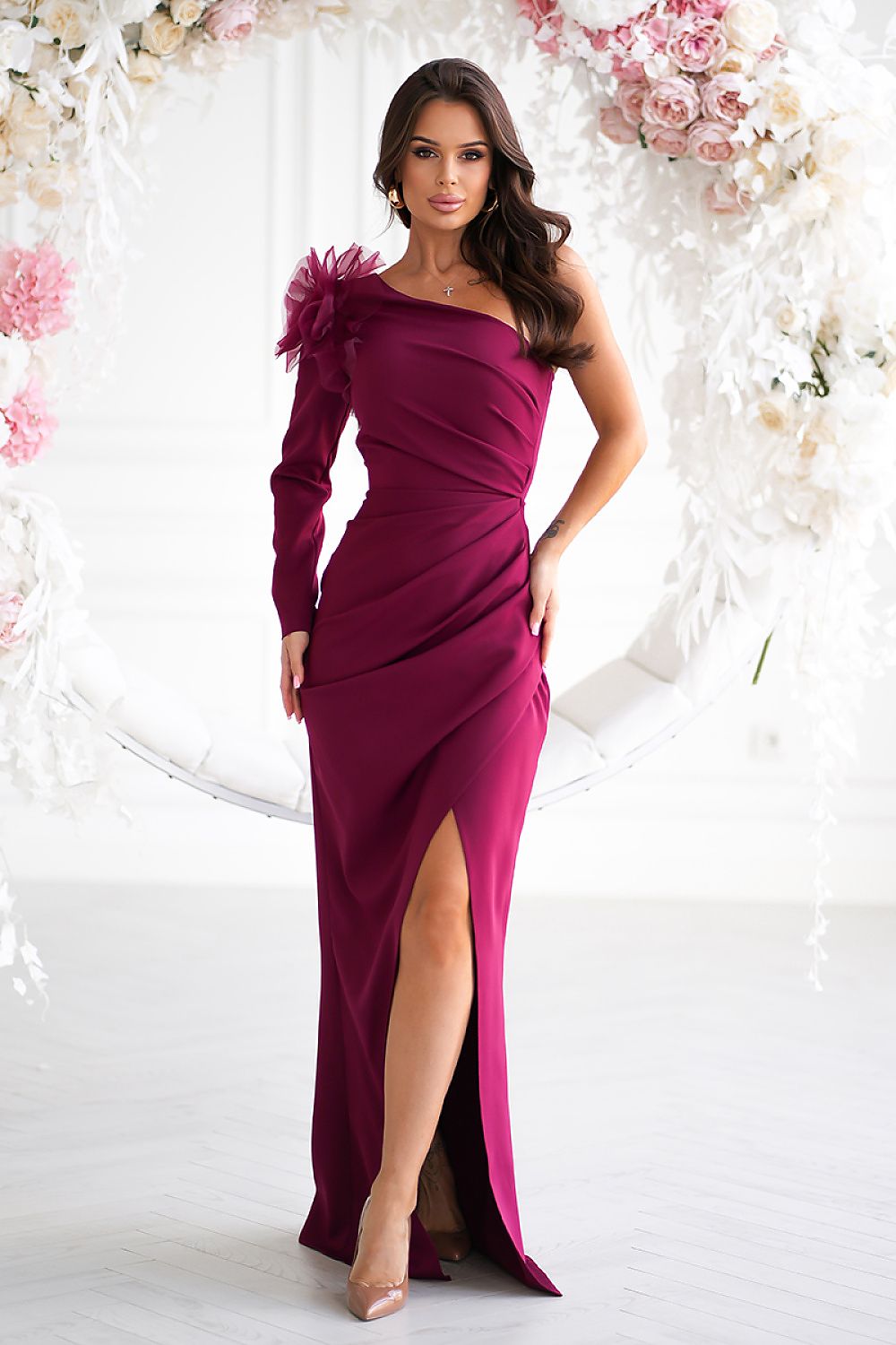 Vestito lungo model 203646 Bicotone