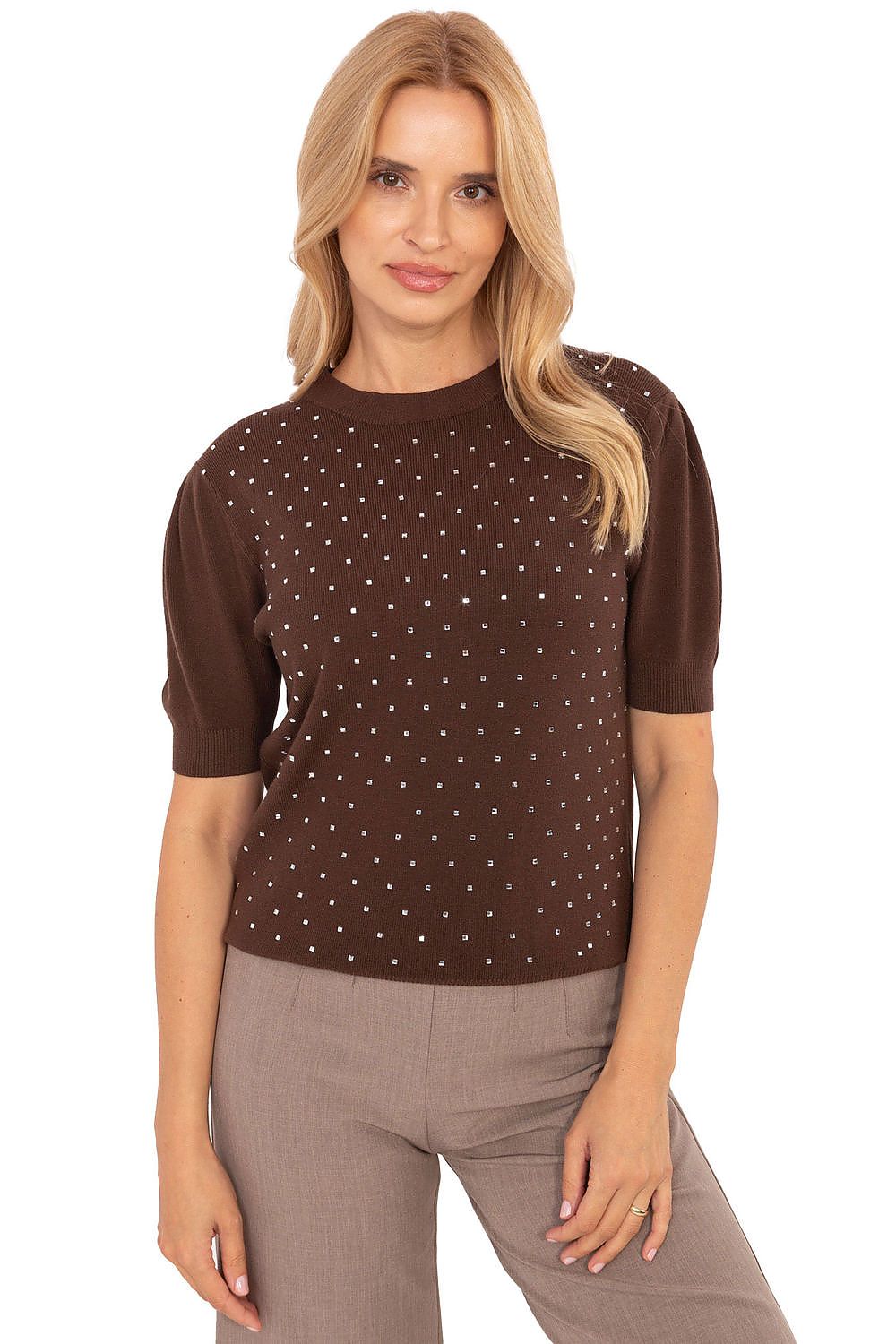 Maglione a manica corta model 216782 Factory Price