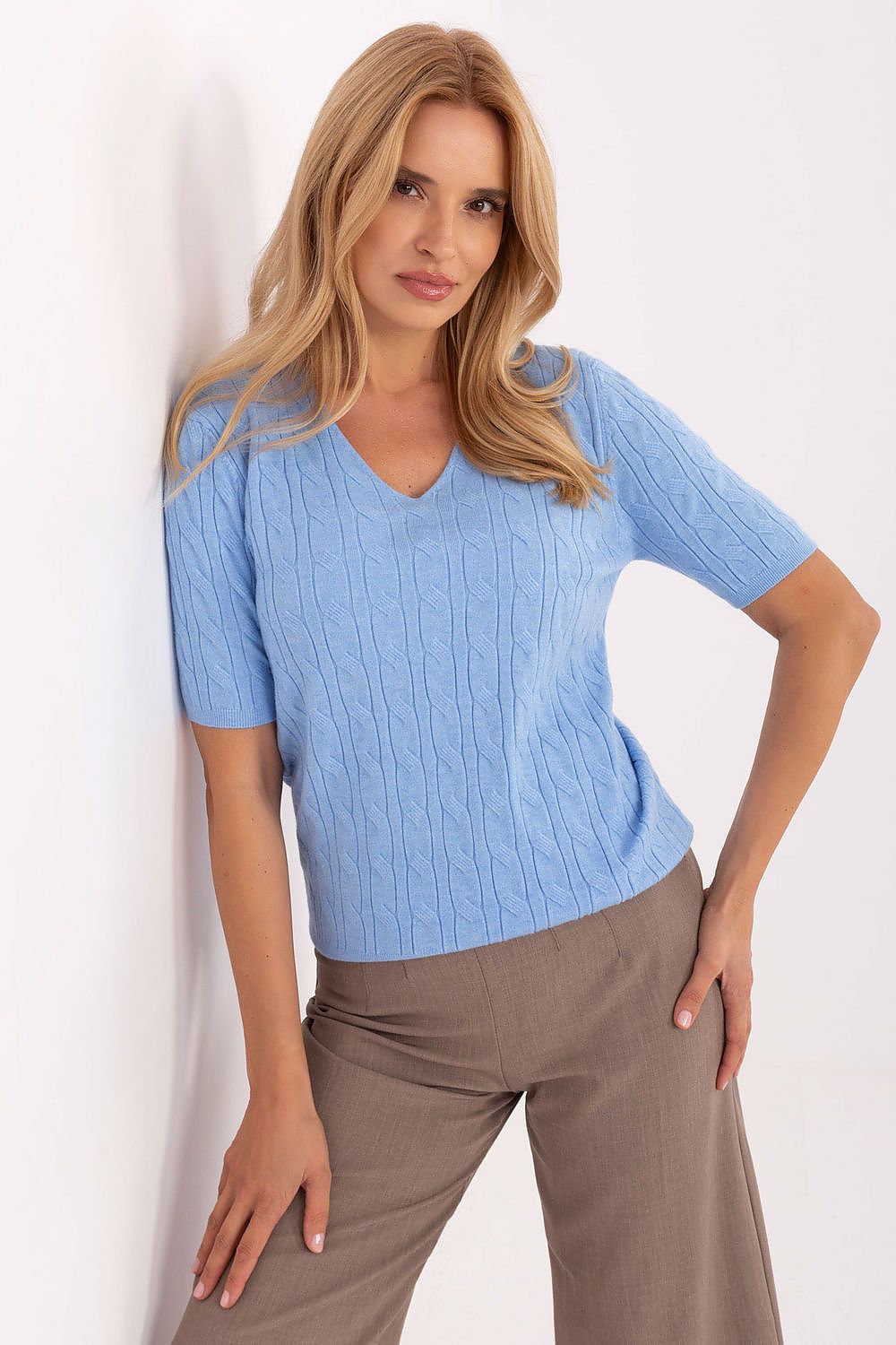 Maglione a manica corta model 217333 Factory Price
