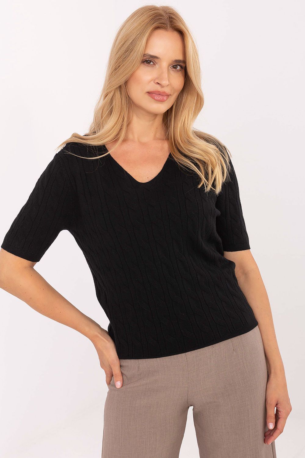Maglione a manica corta model 217334 Factory Price