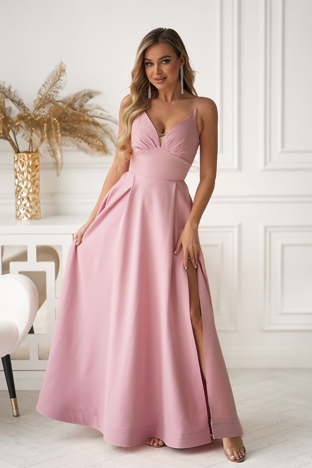 Vestito lungo model 224294 Bicotone