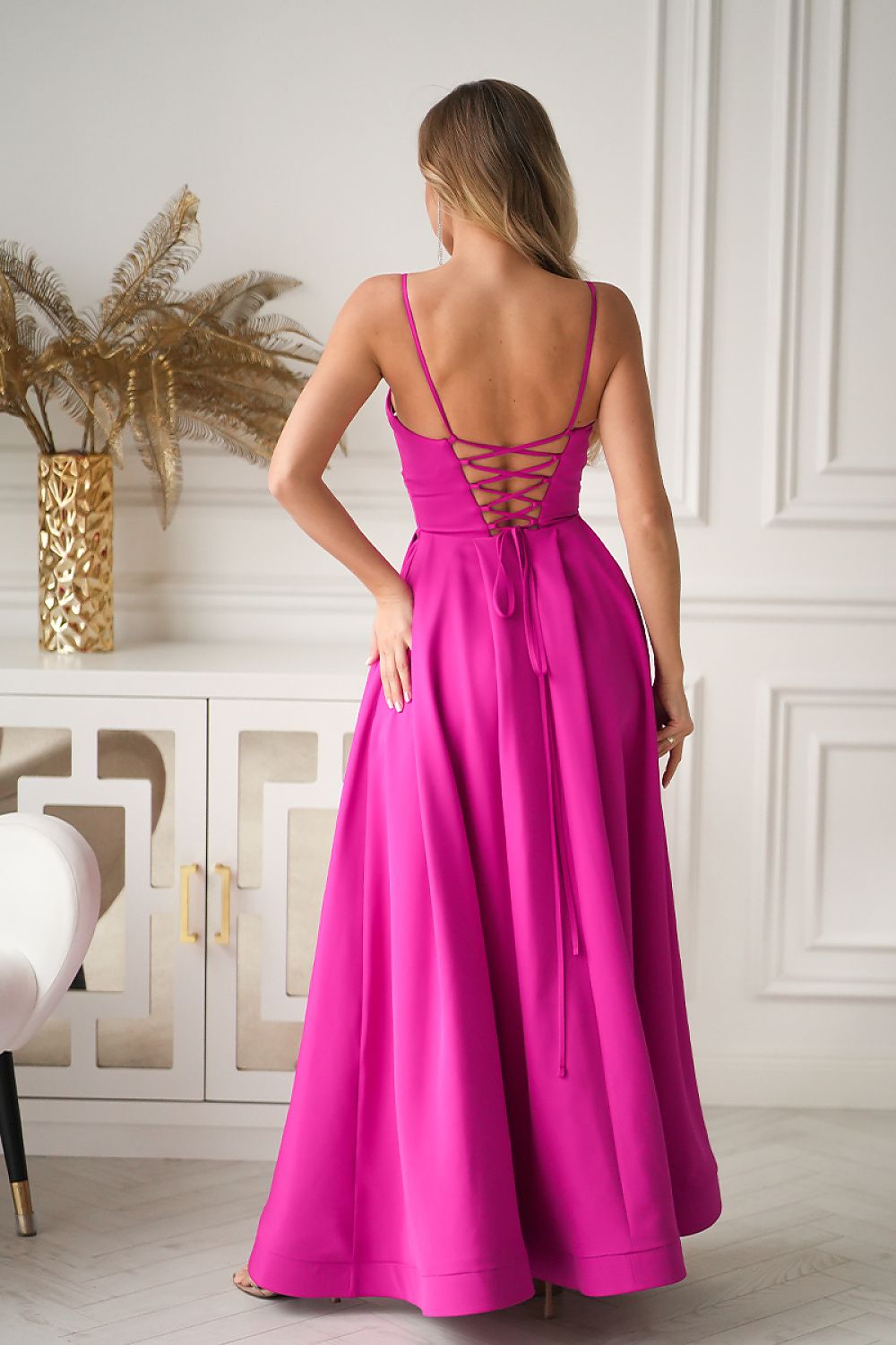 Vestito lungo model 224295 Bicotone