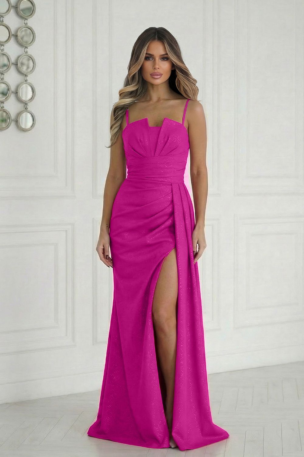 Vestito lungo model 224637 Bicotone