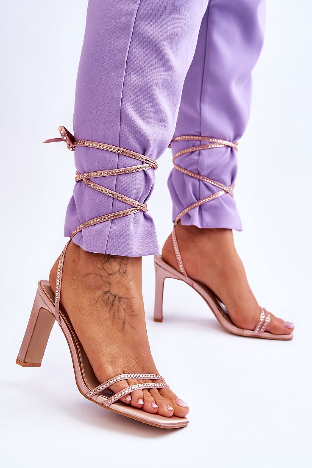 Sandali con lacci model 179622 Step in style