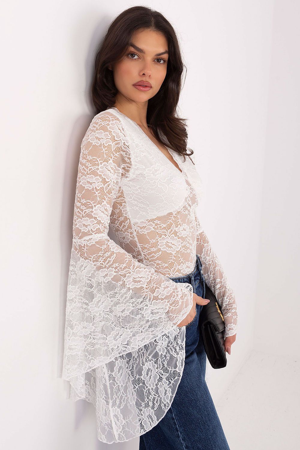  Top in pizzo model 222810 Factory Price 