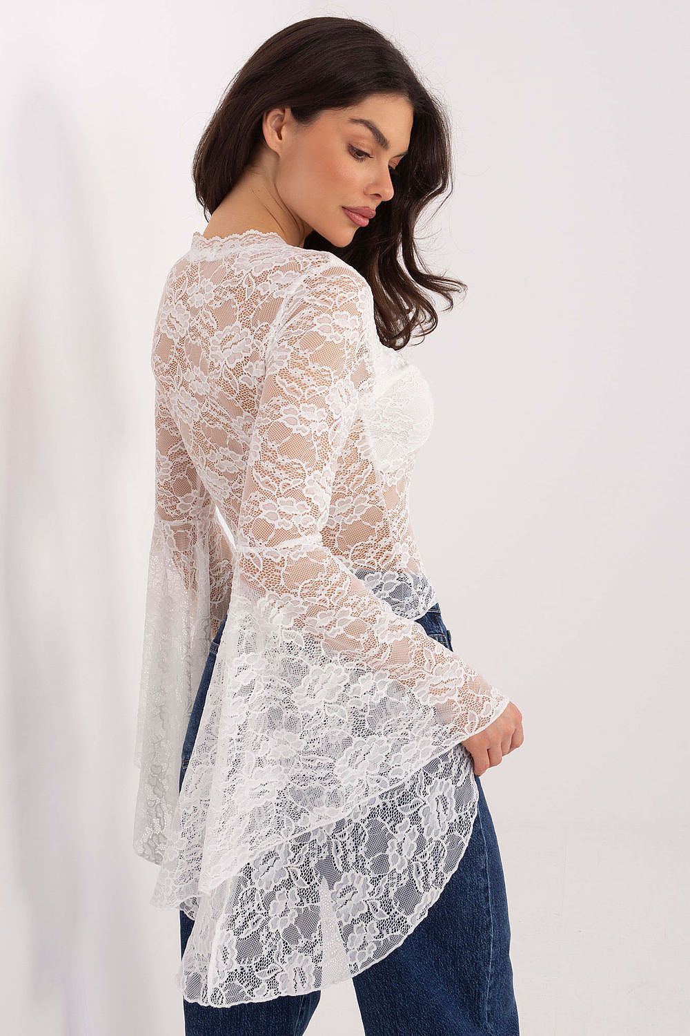  Top in pizzo model 222810 Factory Price 